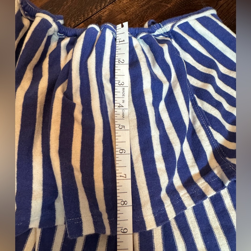 We The Free Blue and White Striped Smocked Halter Top Size M - Picture 4 of 15